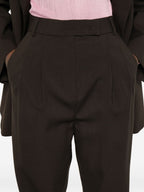 032C THE FRANKIE SHOP Trousers BROWN