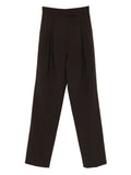 032C THE FRANKIE SHOP Trousers BROWN