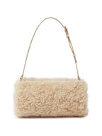 Stella McCartney Faux-Shearling Cylinder Bag