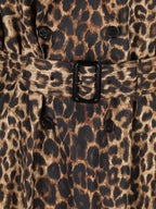Saint Laurent Coats LEOPARD PRINT