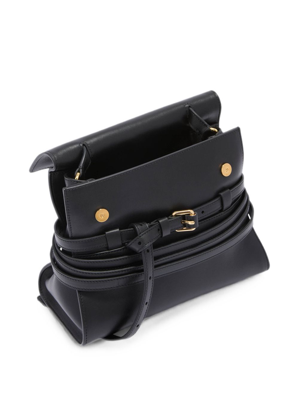 Moschino Buckle Strap Shoulder Bag