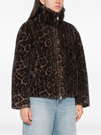Apparis Leopard Faux-Fur Coat