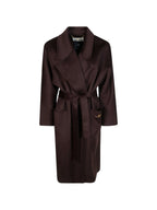 Elisabetta Franchi Coats BROWN
