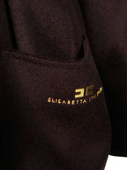 Elisabetta Franchi Coats BROWN