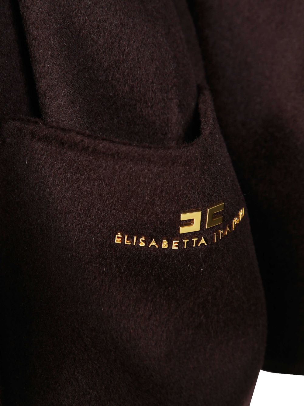 Elisabetta Franchi Coats BROWN