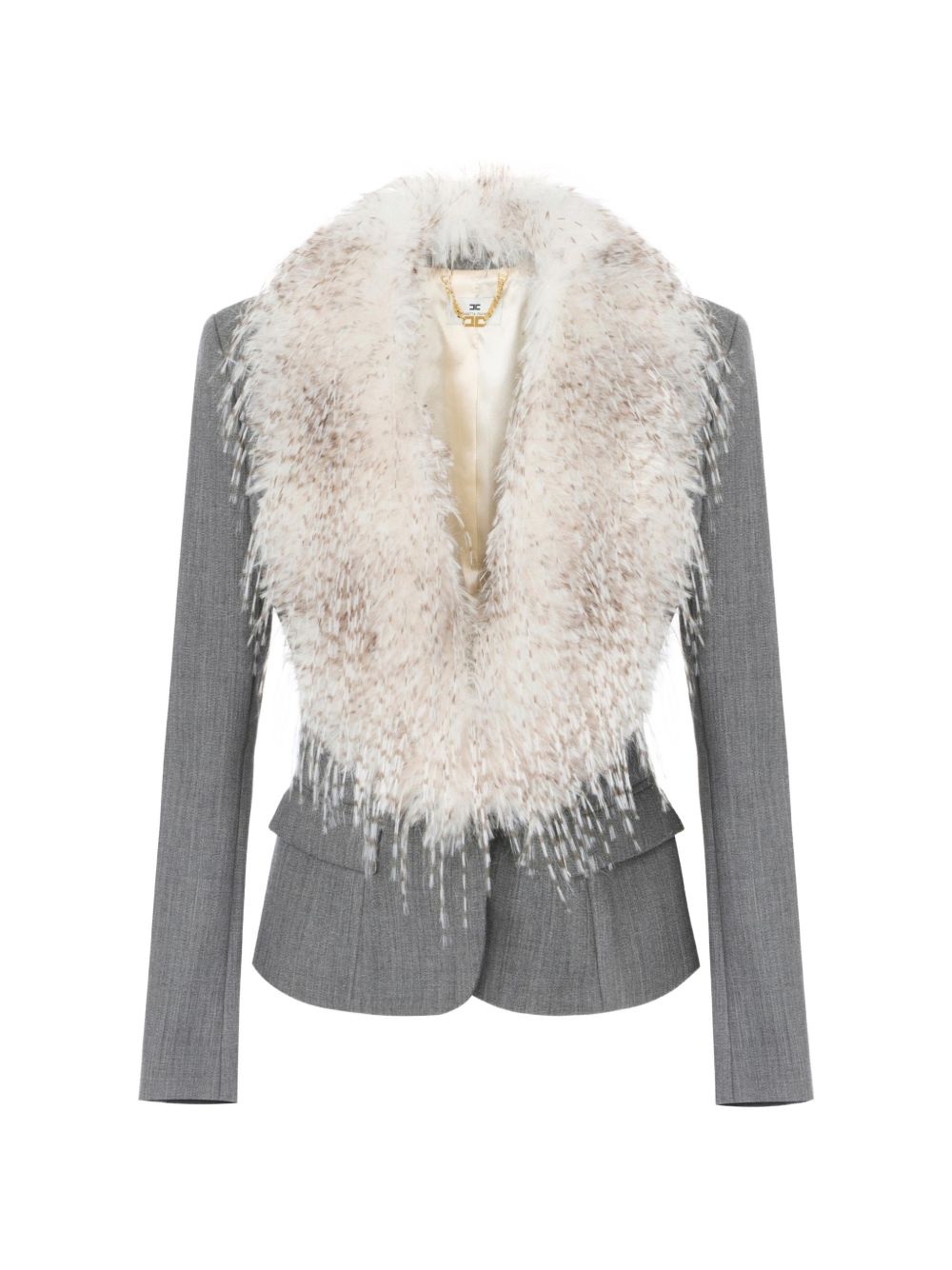 Elisabetta Franchi Jackets GREY