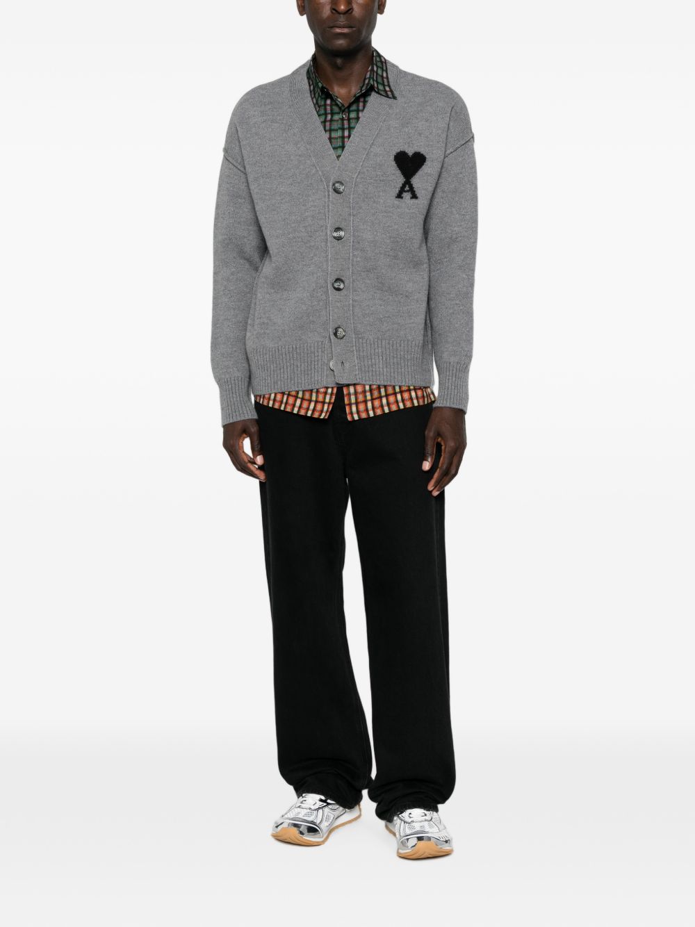 AMI PARIS Sweaters GREY
