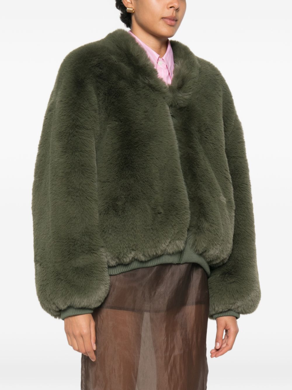 032C THE FRANKIE SHOP Coats GREEN