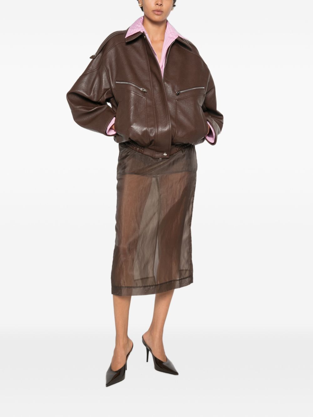 032C THE FRANKIE SHOP Jackets BROWN