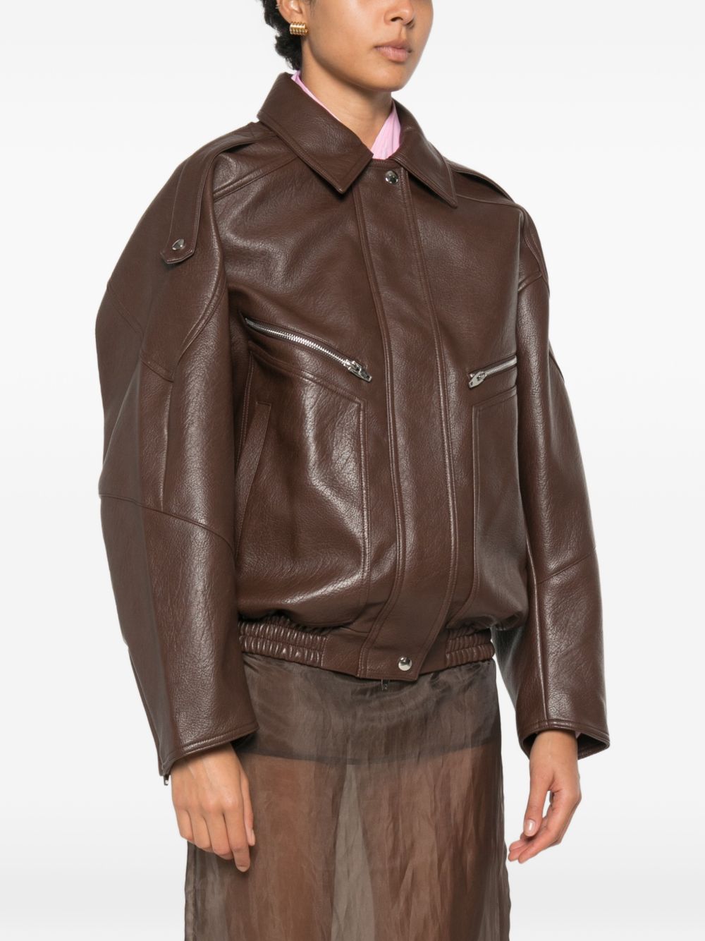 032C THE FRANKIE SHOP Jackets BROWN