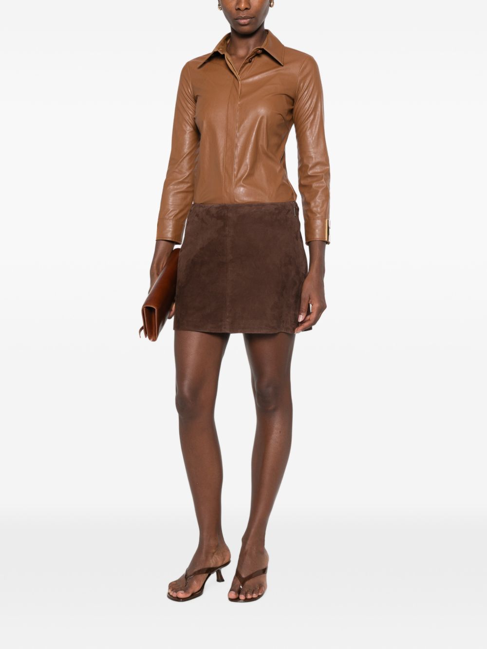 Elisabetta Franchi Shirts BROWN