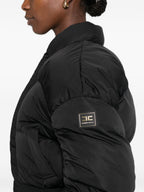 Elisabetta Franchi Coats BLACK