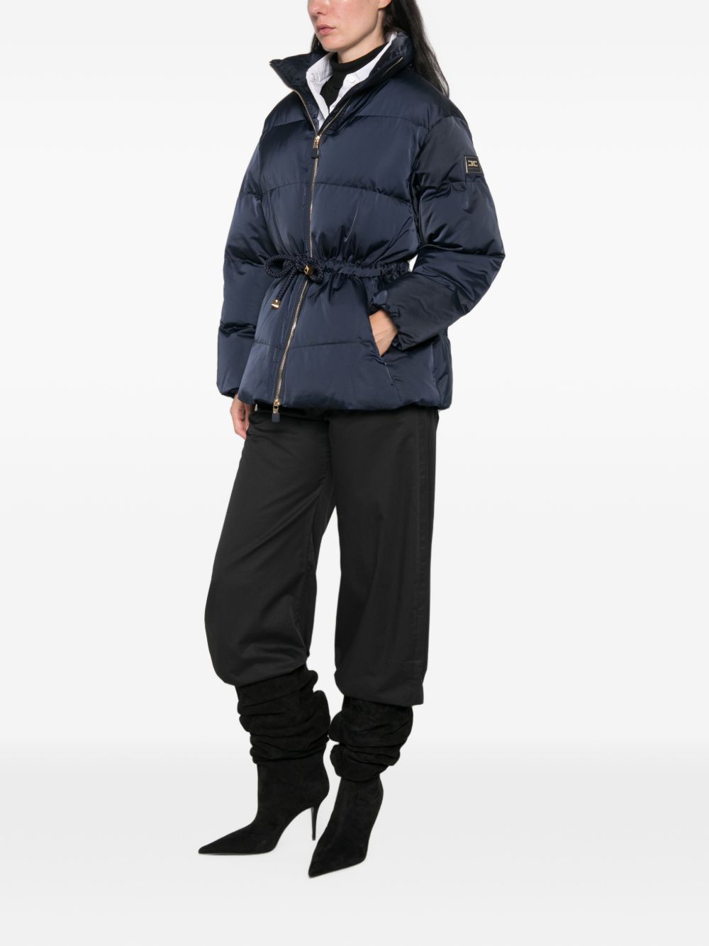 Elisabetta Franchi Coats NAVY