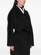 Elisabetta Franchi Coats BLACK