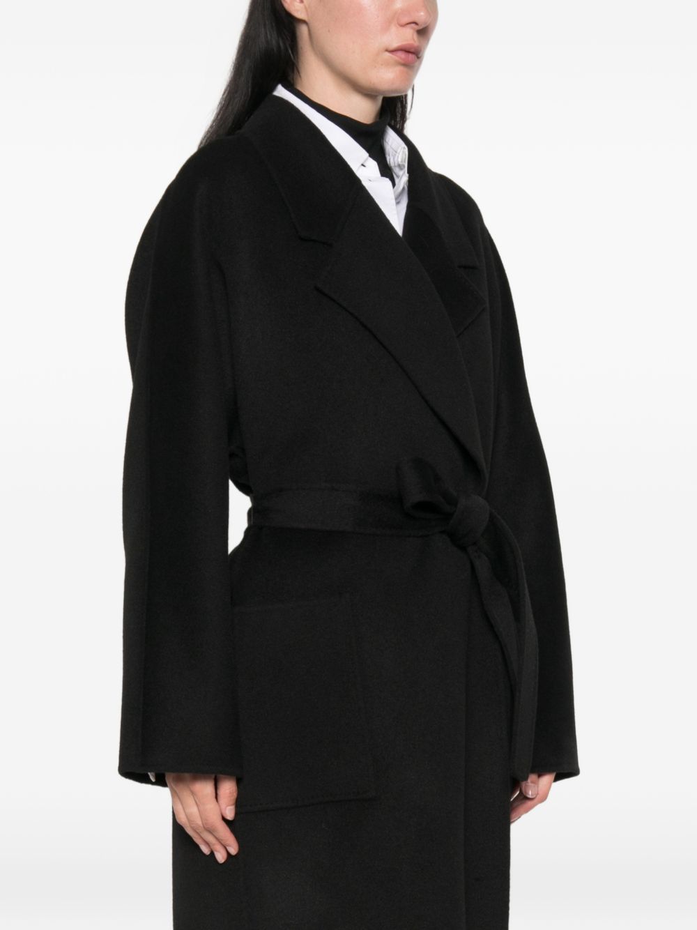 Elisabetta Franchi Coats BLACK