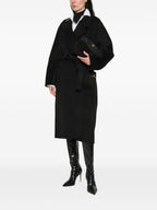 Elisabetta Franchi Coats BLACK