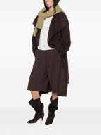 SOFT GOAT Coats BROWN