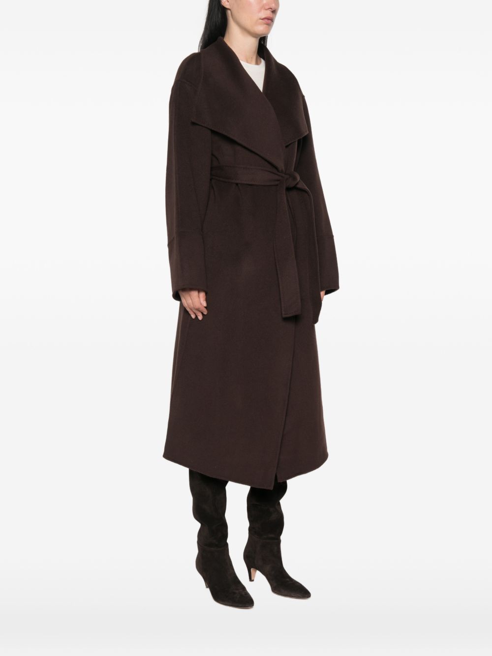 SOFT GOAT Coats BROWN