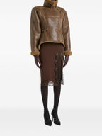Balmain Skirts BROWN