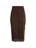Balmain Skirts BROWN