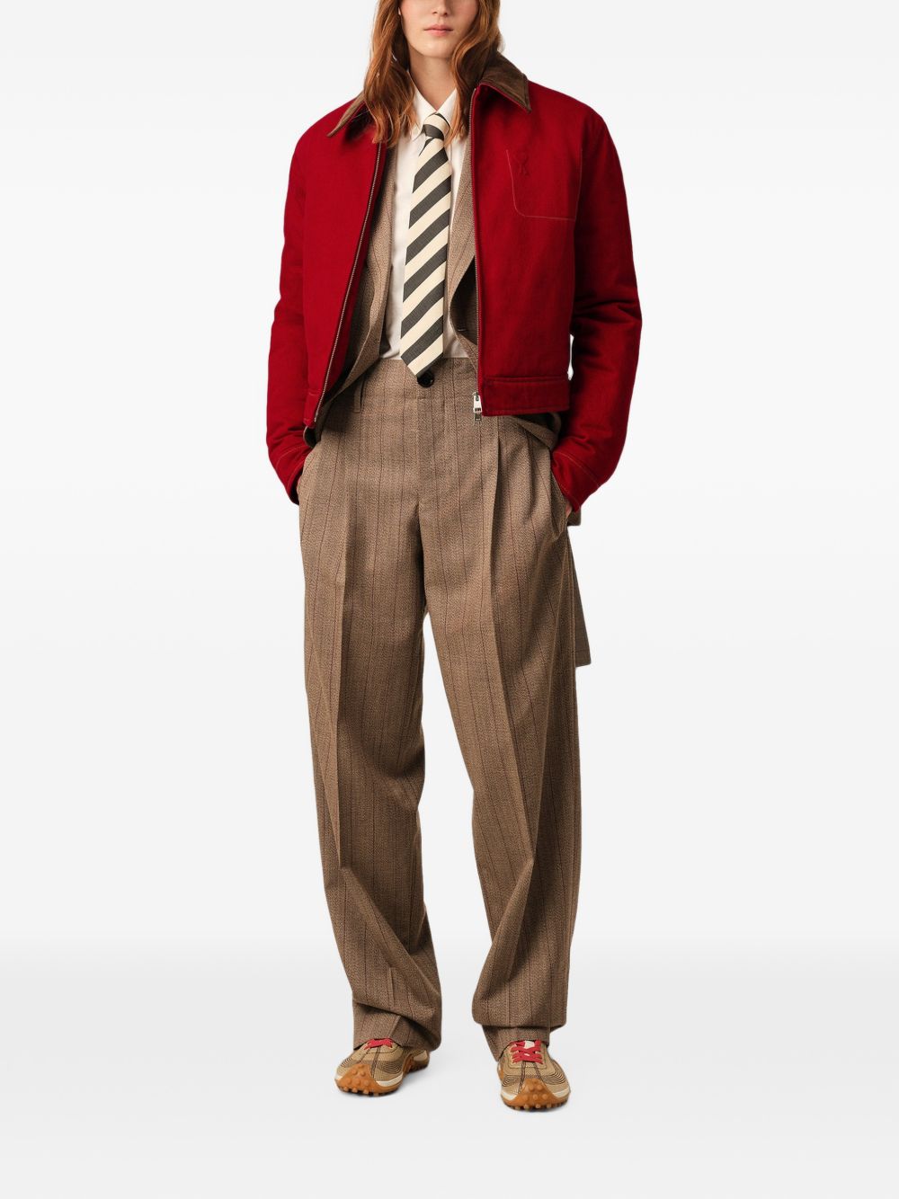 Ami Paris Coats RED