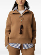 AMI PARIS Sweaters CAMEL