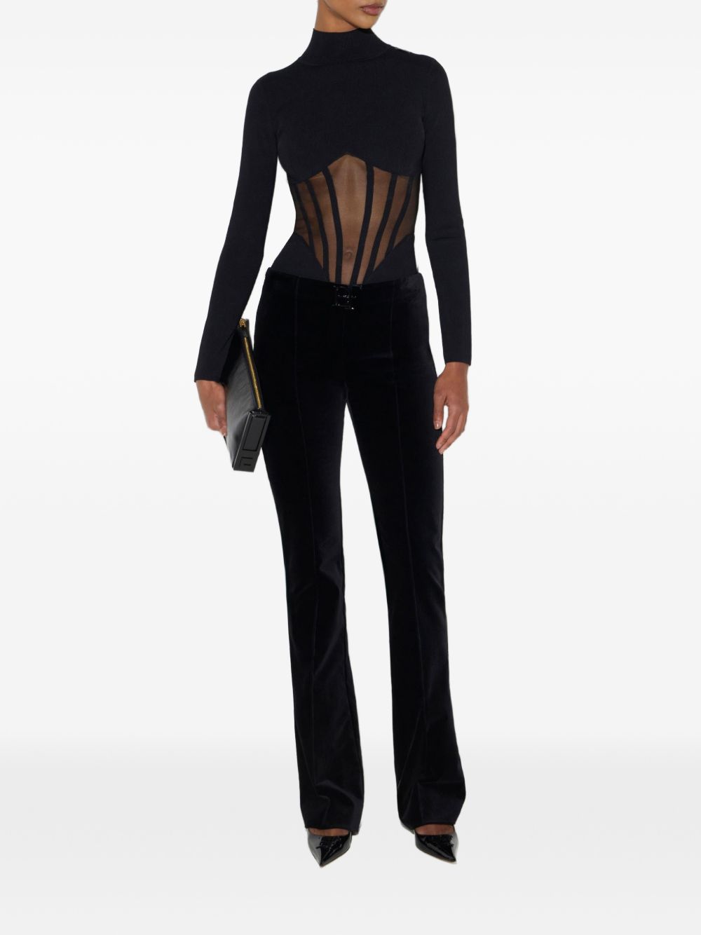 Elisabetta Franchi Top BLACK