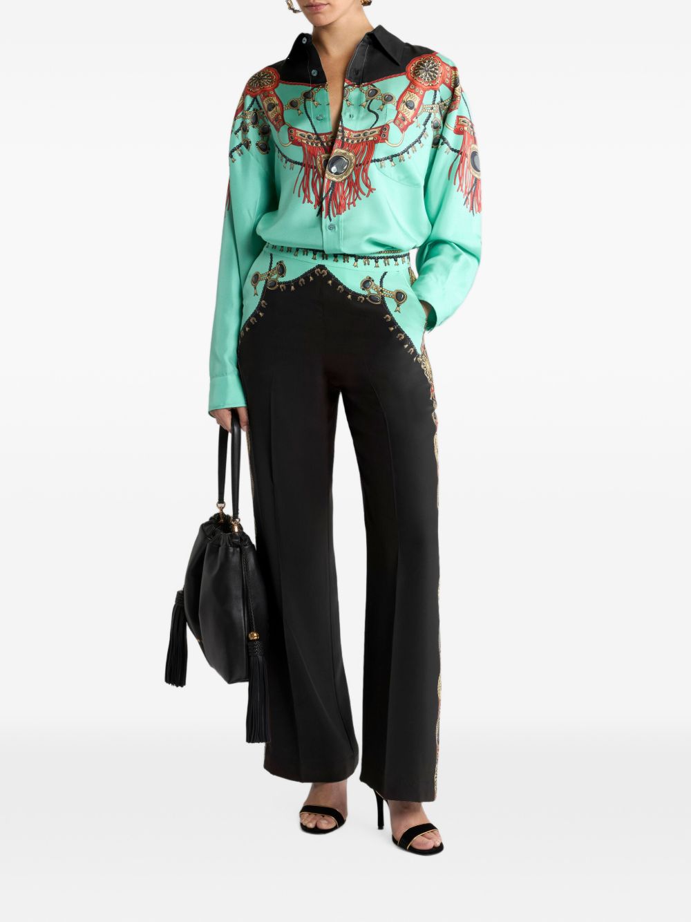 Etro Trousers BLACK