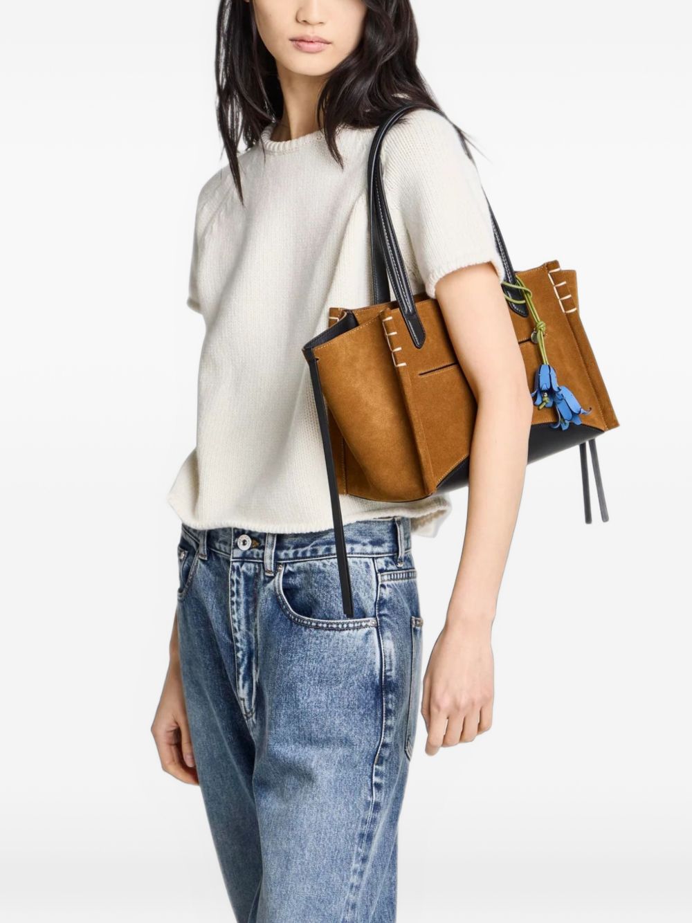032C JW Anderson Elongated Loafer Cabas Bag