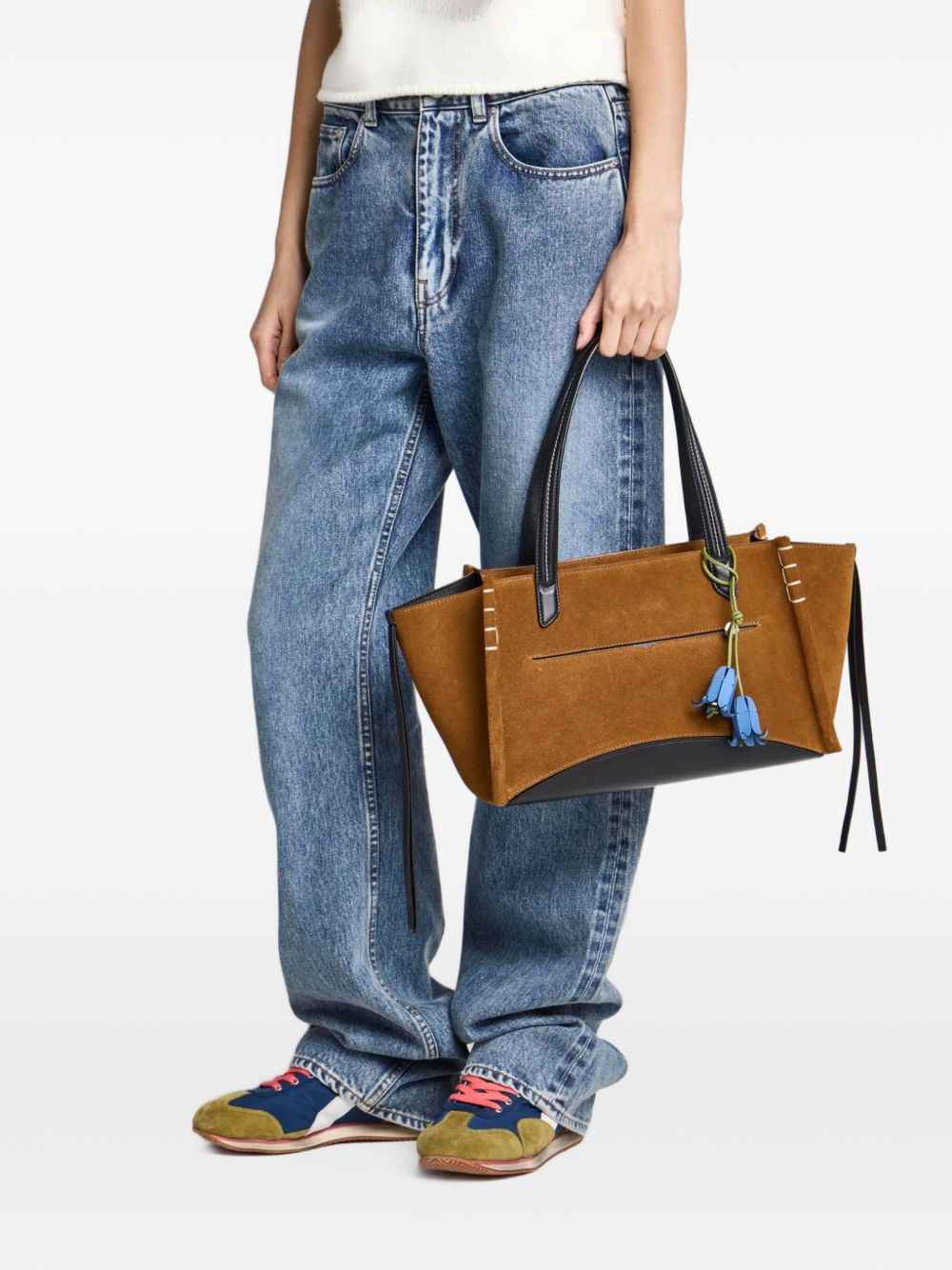 032C JW Anderson Elongated Loafer Cabas Bag
