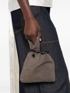 Stella McCartney Chain-Trim Suede Shoulder Bag