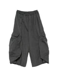 COMME COMME Trousers GREY