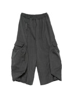 COMME COMME Trousers GREY