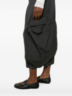 COMME COMME Trousers GREY
