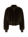 Stella McCartney Coats BROWN