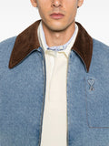 AMI PARIS Coats LIGHT BLUE