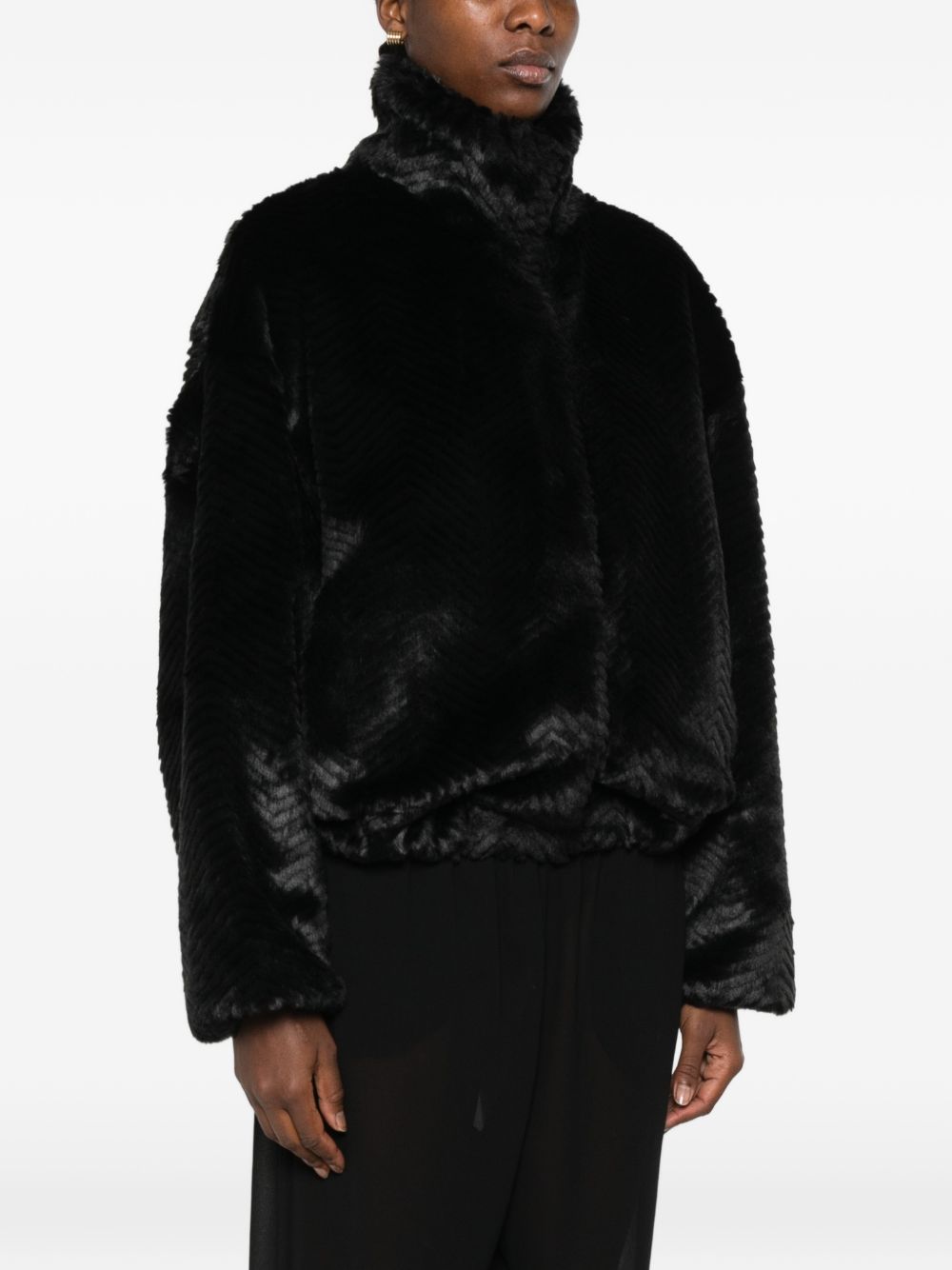 Forte Forte Coats BLACK