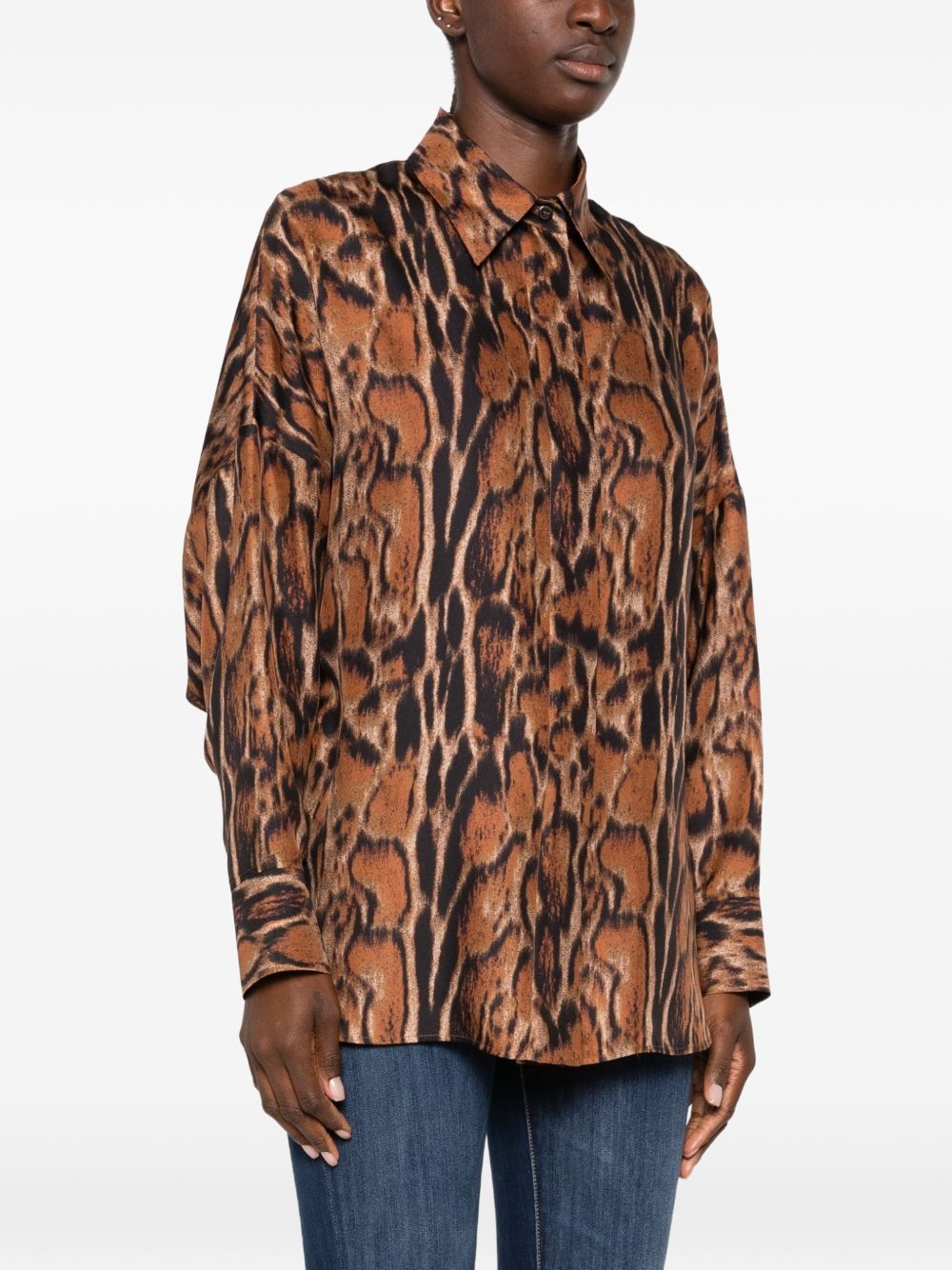 ALBERTO BIANI Shirts LEOPARD PRINT
