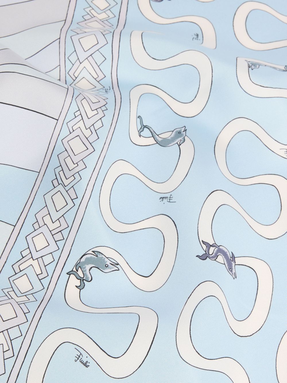 PUCCI Scarfs LIGHT BLUE