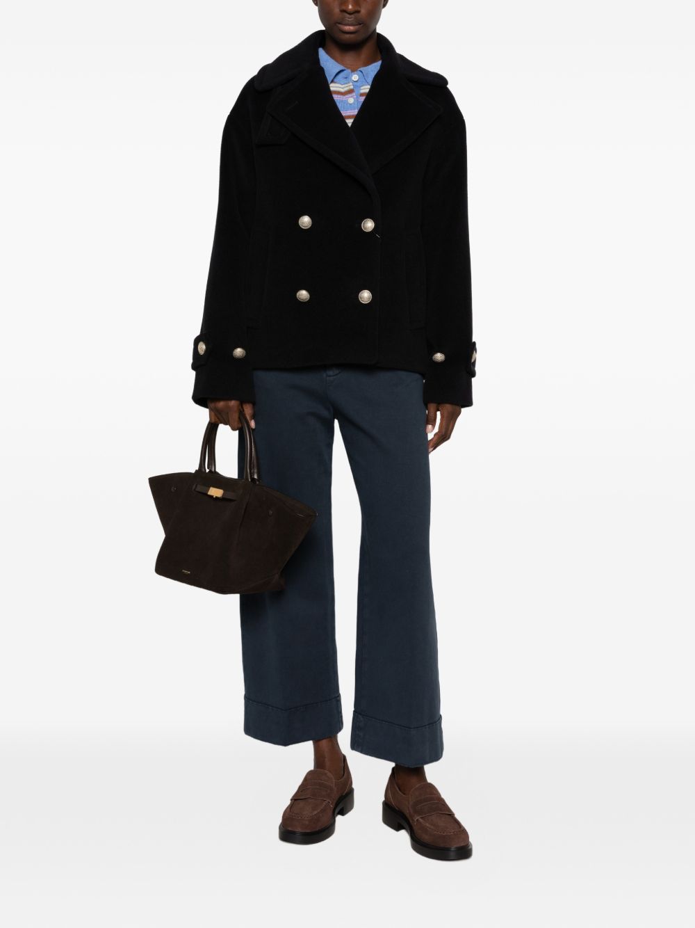 TAGLIATORE Coats NAVY