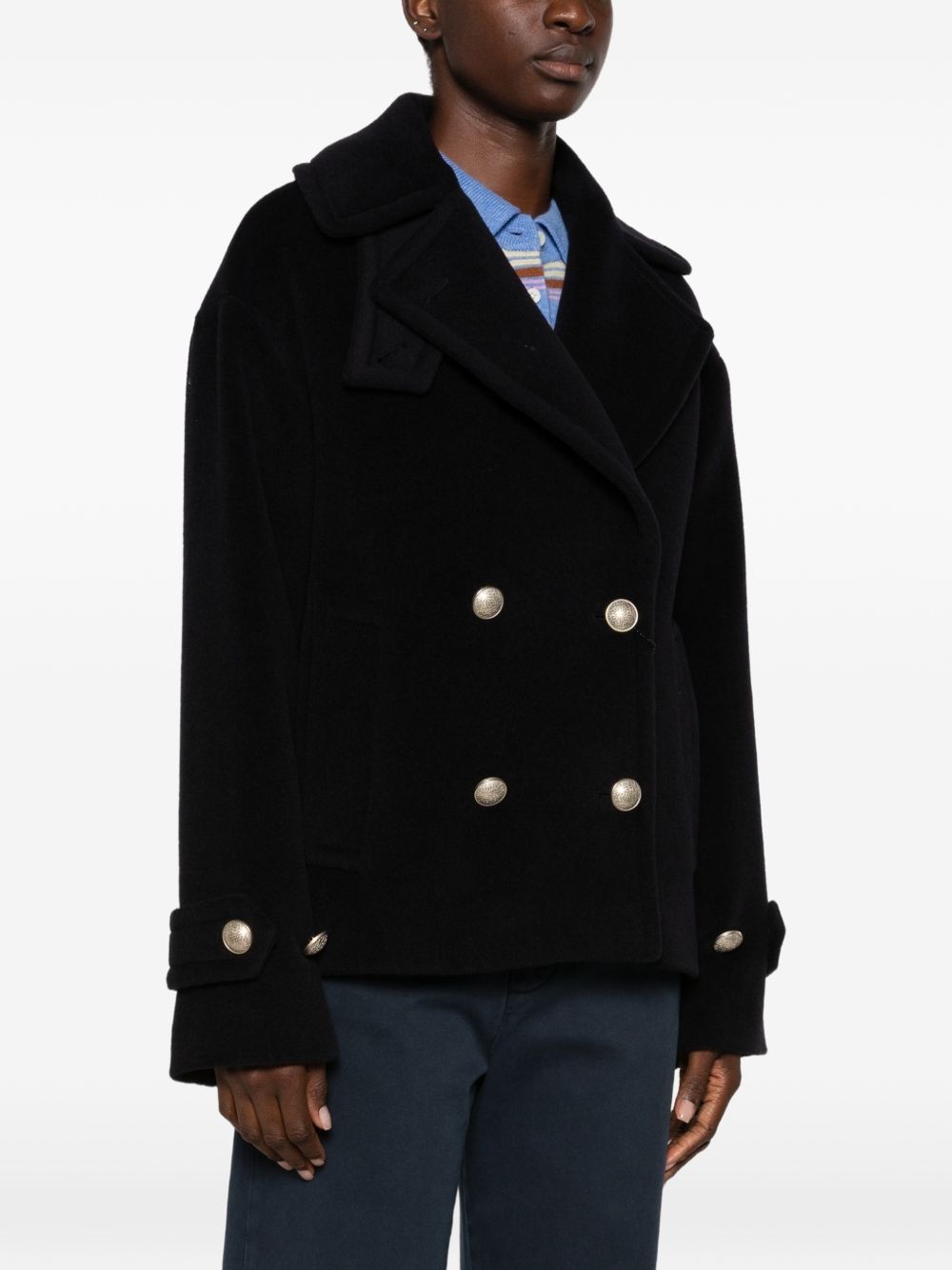 TAGLIATORE Coats NAVY