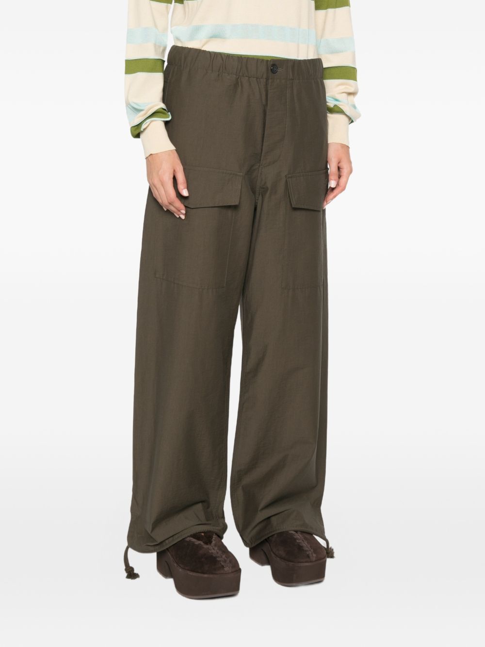 032C J.W.Anderson Trousers ARMY GREEN