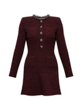 Self-portrait Dresses BORDEAUX