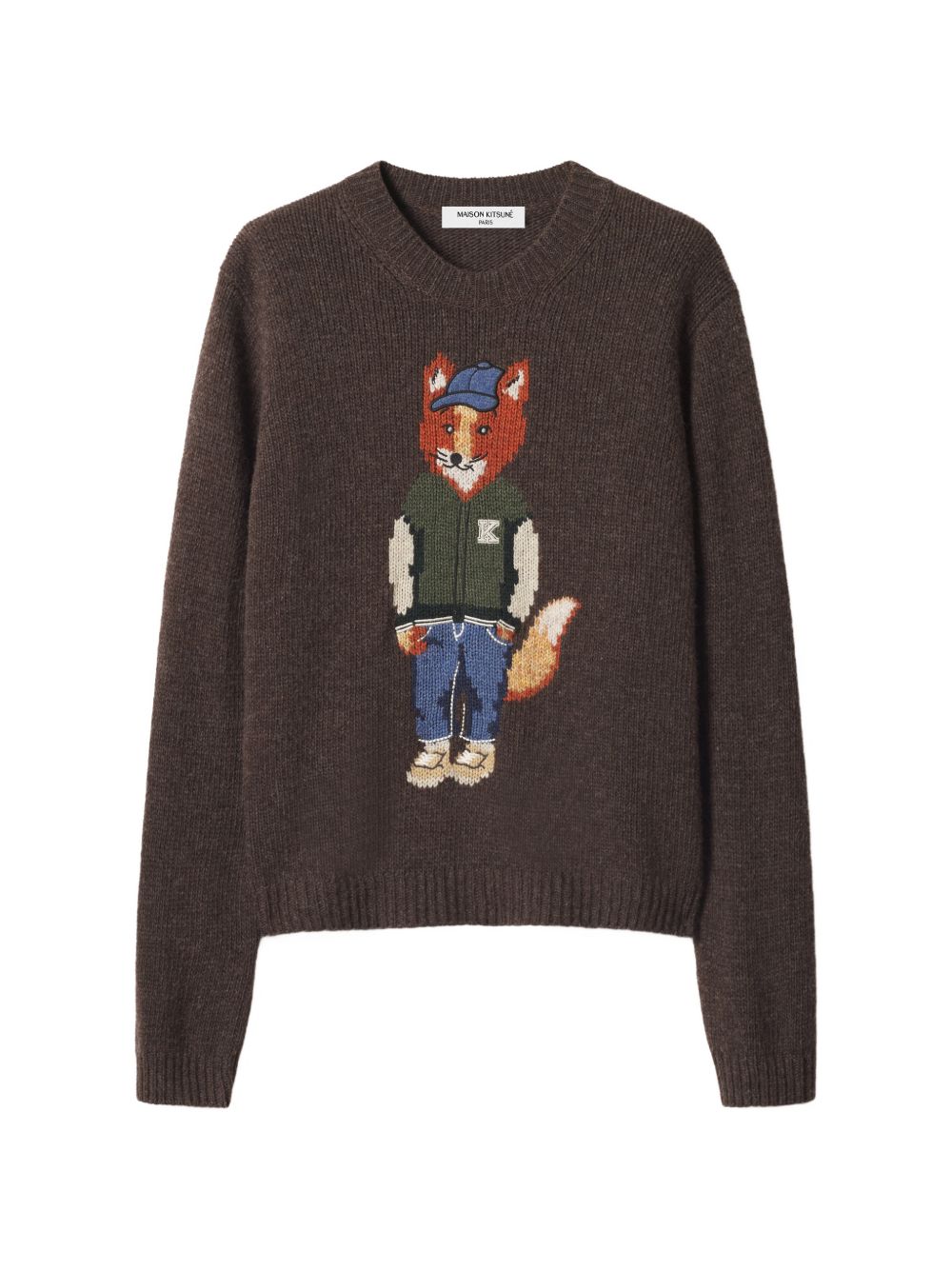 Maison Kitsuné MAISON KITSUNE'' Sweaters BROWN