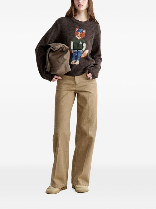 Maison Kitsuné MAISON KITSUNE'' Sweaters BROWN