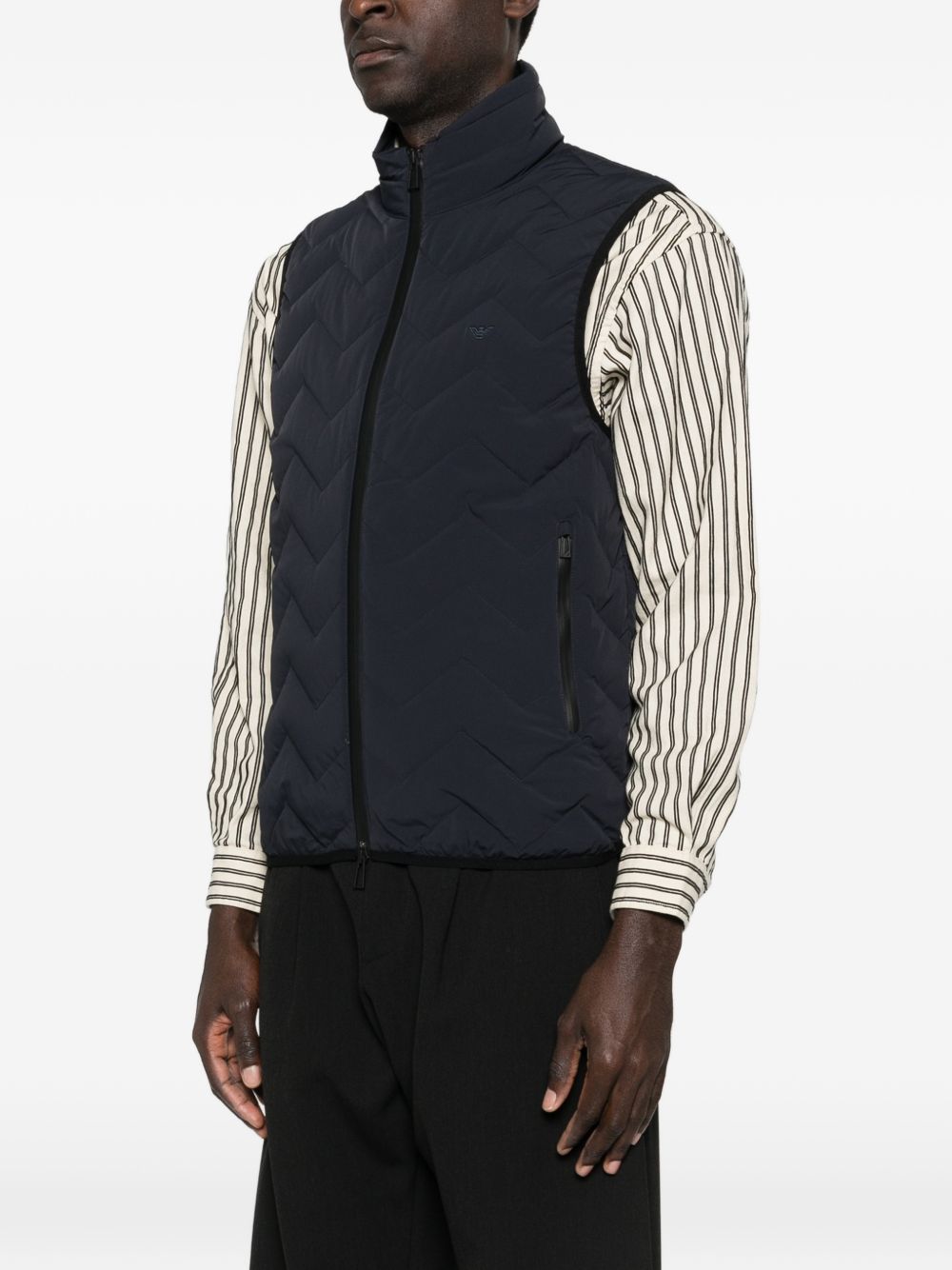 Emporio Armani Jackets NAVY