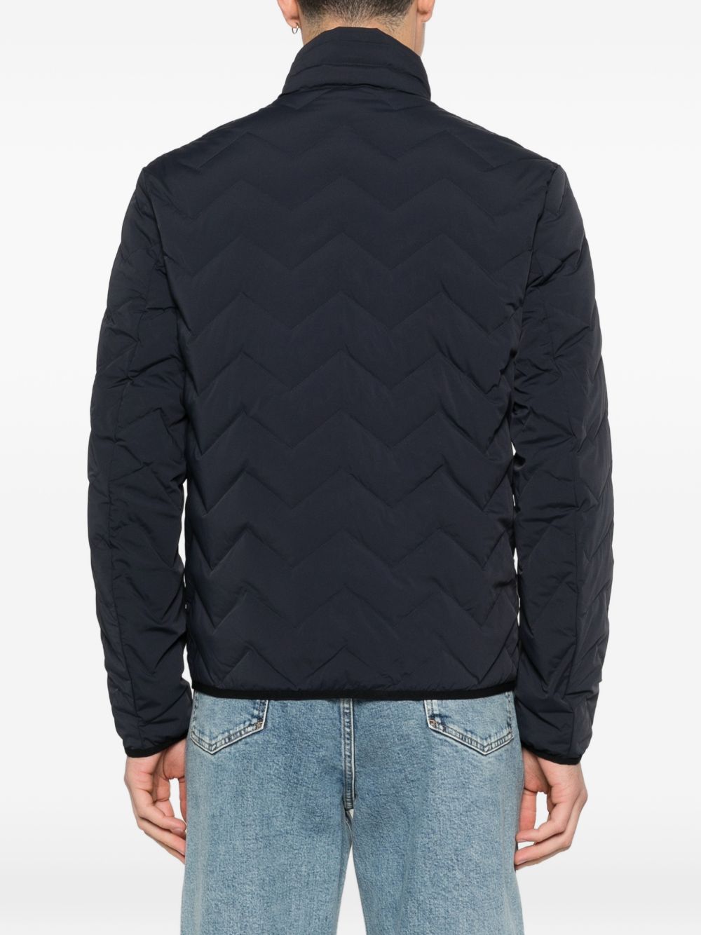 Emporio Armani Coats NAVY