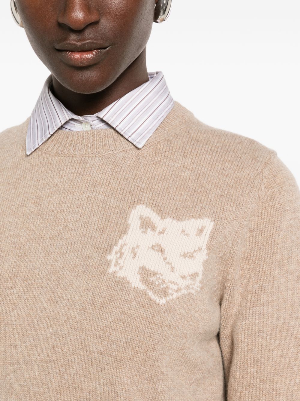 Maison Kitsuné MAISON KITSUNE'' Sweaters BEIGE