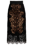Dolce & Gabbana Animalier Skirt