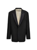 Maison Margiela Striped Single Breast Blazer Jacket